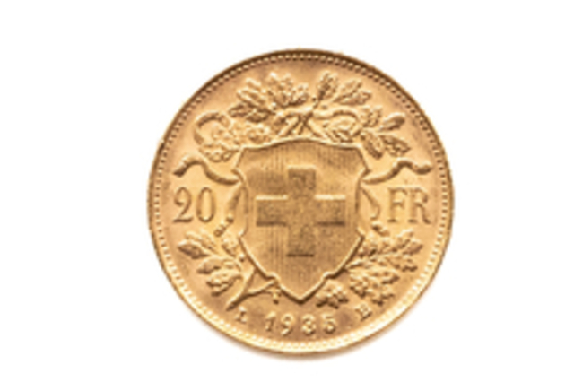 20 FRANCS SUISSE - CAP OR NUMISMATIQUE TOULOUSE